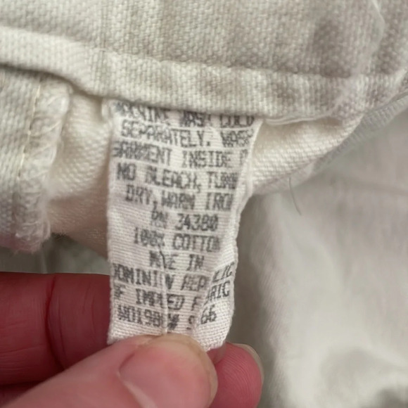 Vintage Hook & Tackle beer can utility cargo pocket khaki shorts women’s 24/ XXS - Picture 4 of 8